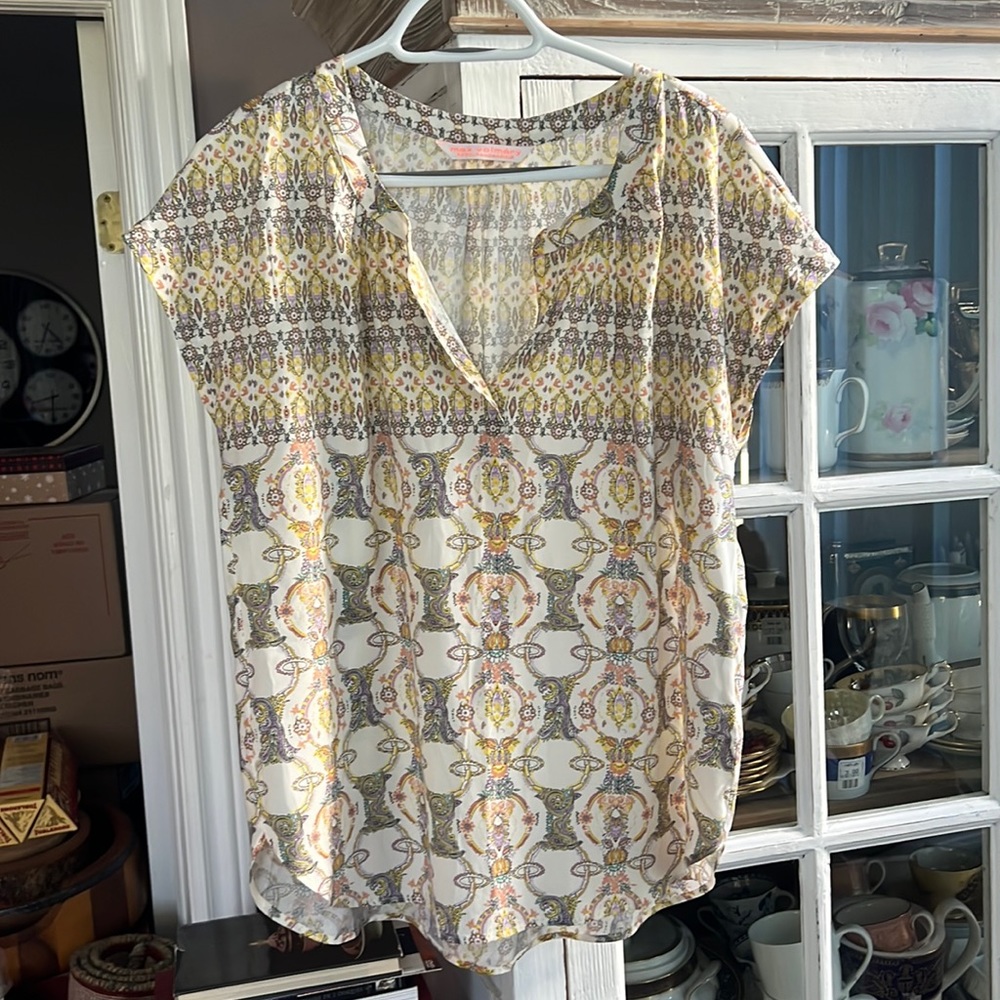 NWOT MAX VOLMARY REBELS AND ANGELS Silk Blouse, 10